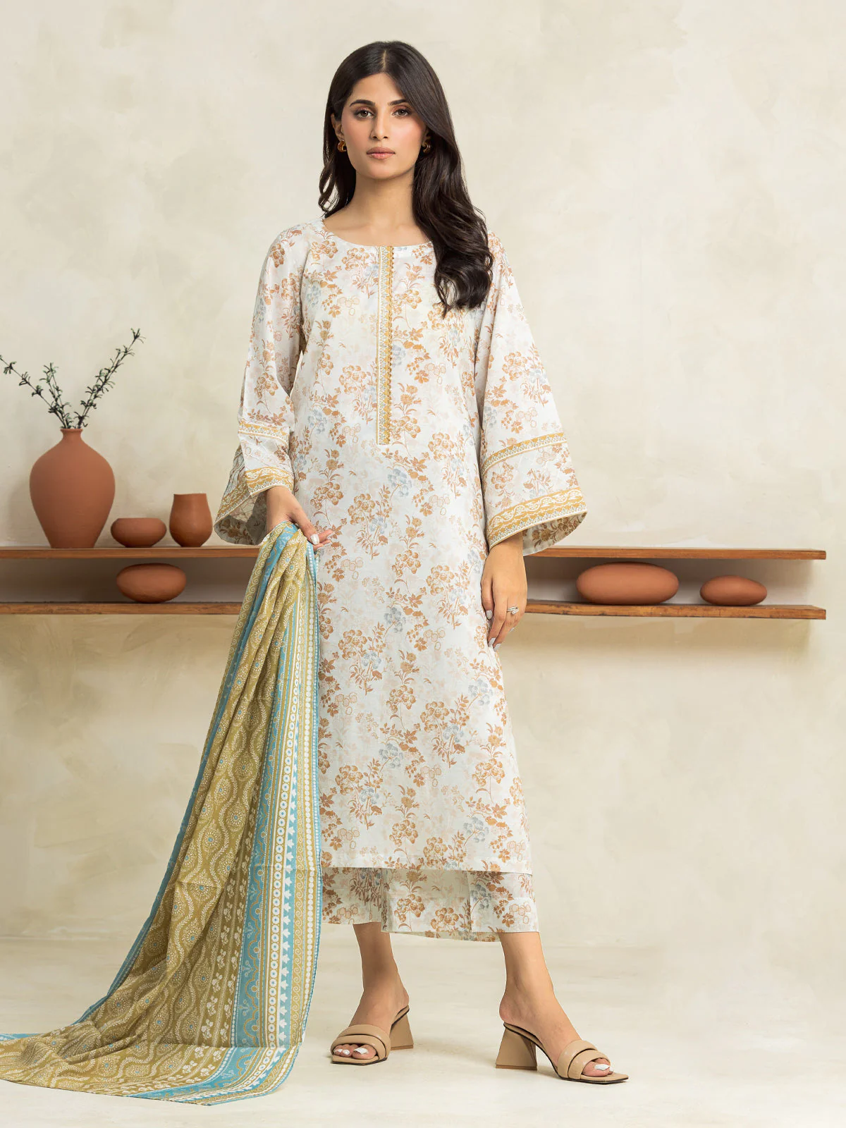 Printed Lawn Suit - EWU24A1-29037-3P