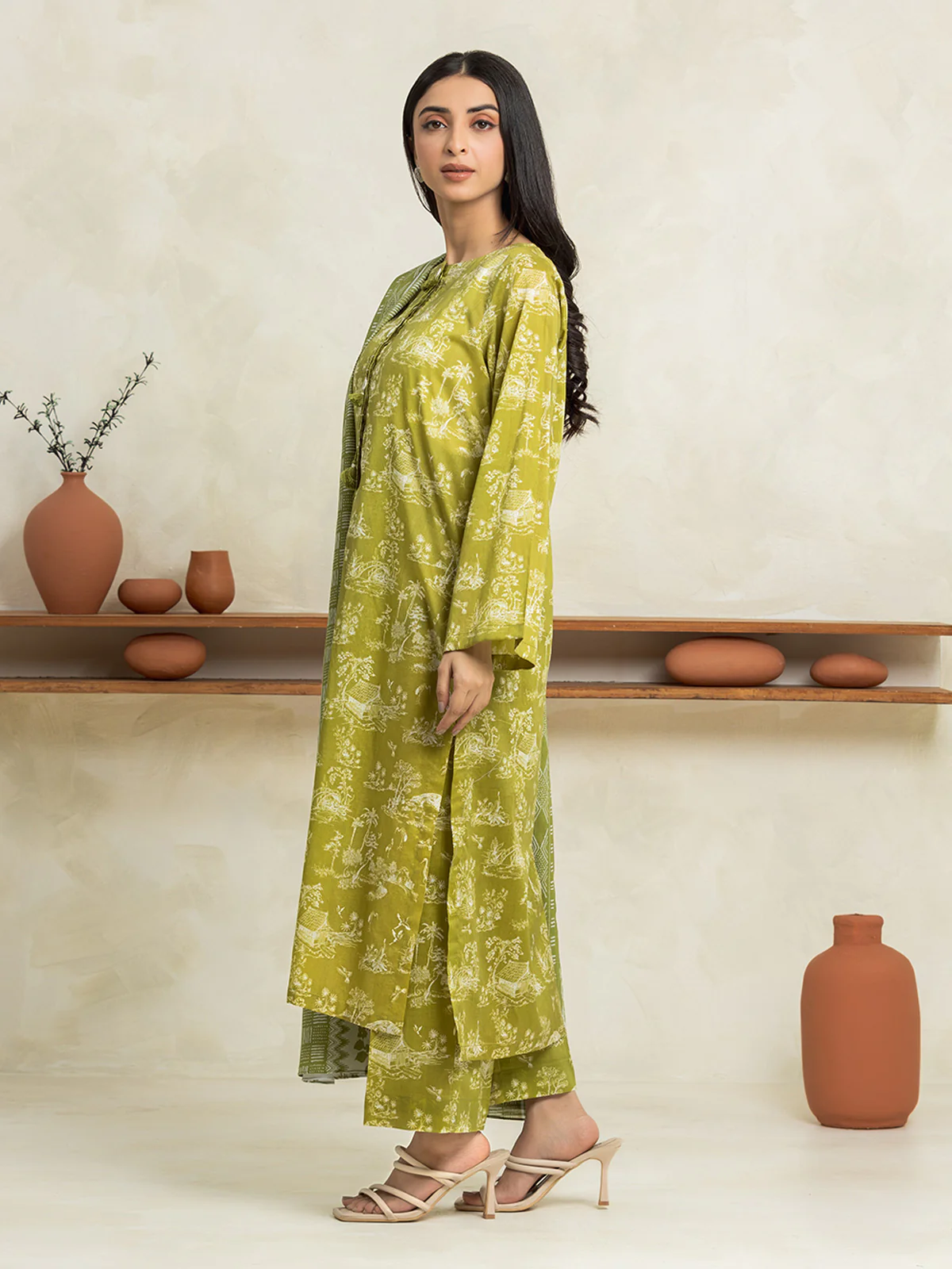 Printed Lawn Suit - EWU24A1-29040-3P - Image 4