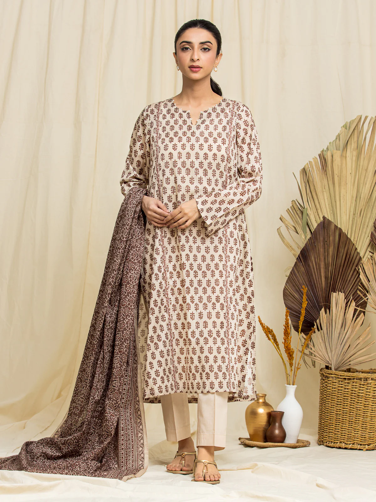Printed Lawn Suit - EWU24A1-29062-3P