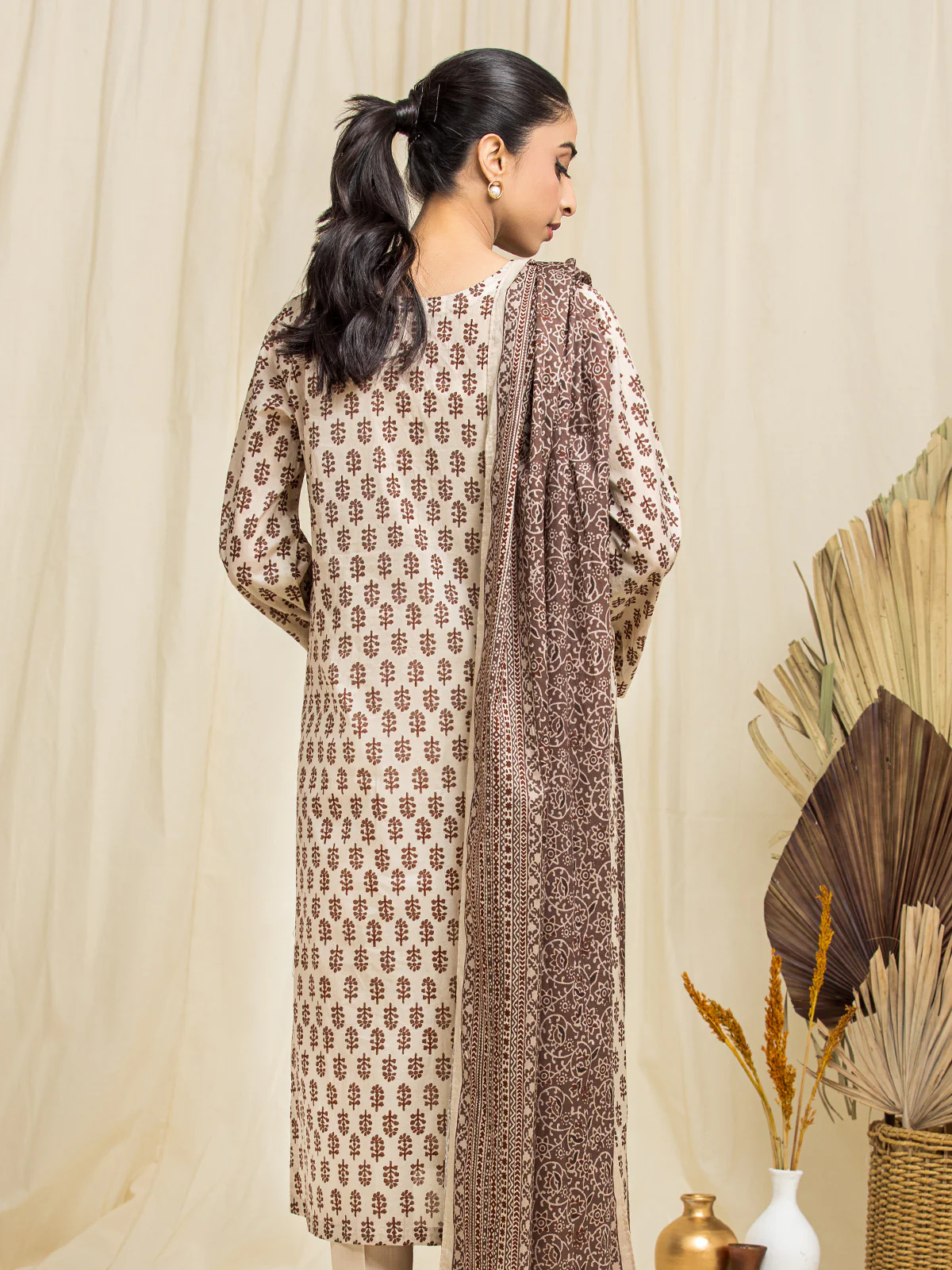 Printed Lawn Suit - EWU24A1-29062-3P - Image 2