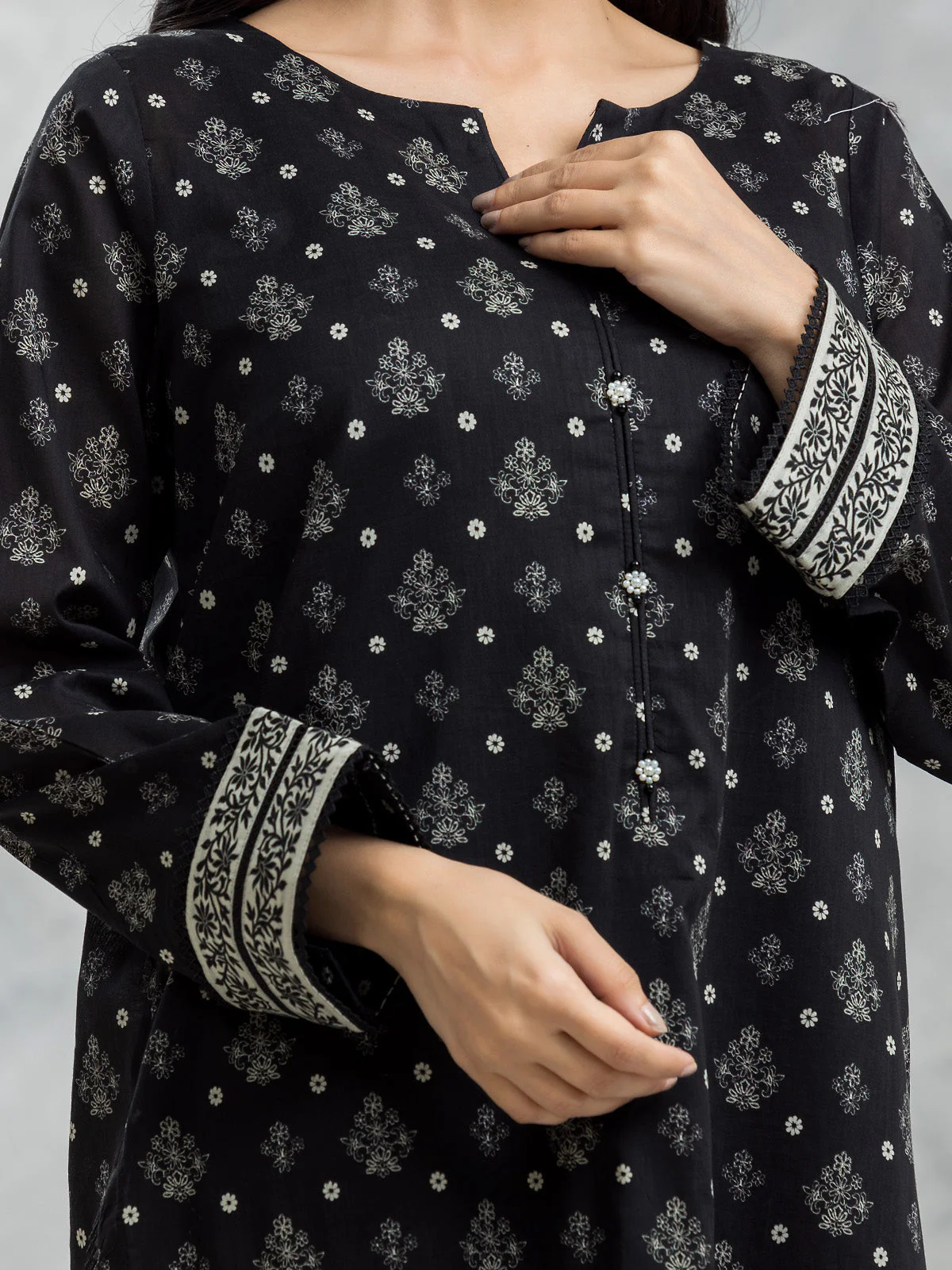 Printed Lawn Suit - EWU24A1-29085-3P - Image 4