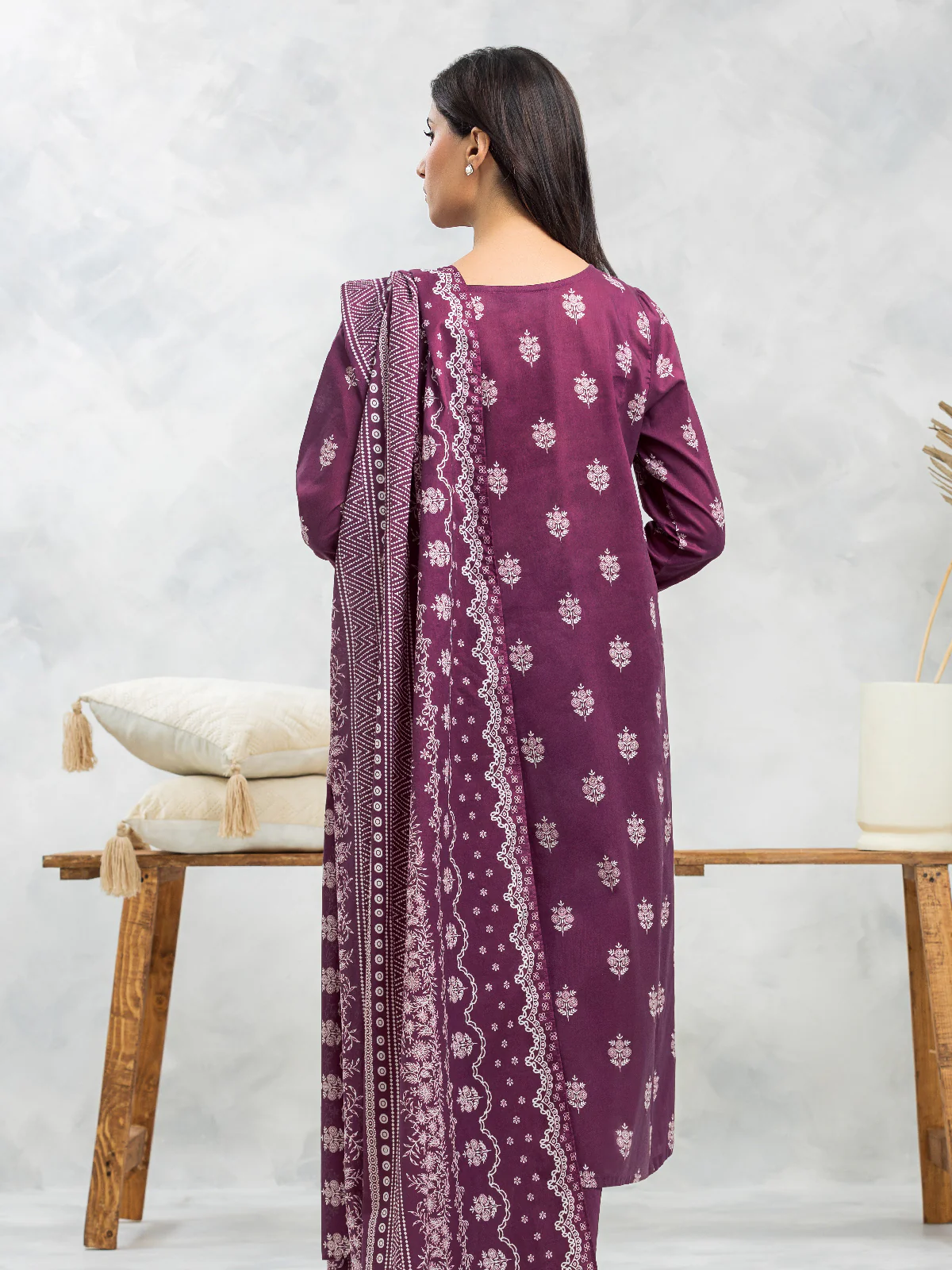 Printed Lawn Suit - EWU24A1-29090-3P - Image 4