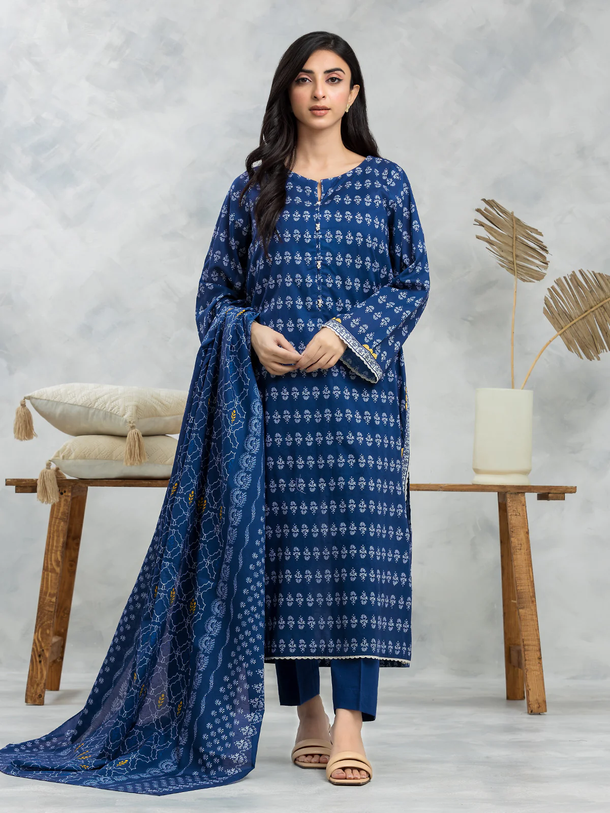 Printed Lawn Suit - EWU24A1-29091-3P