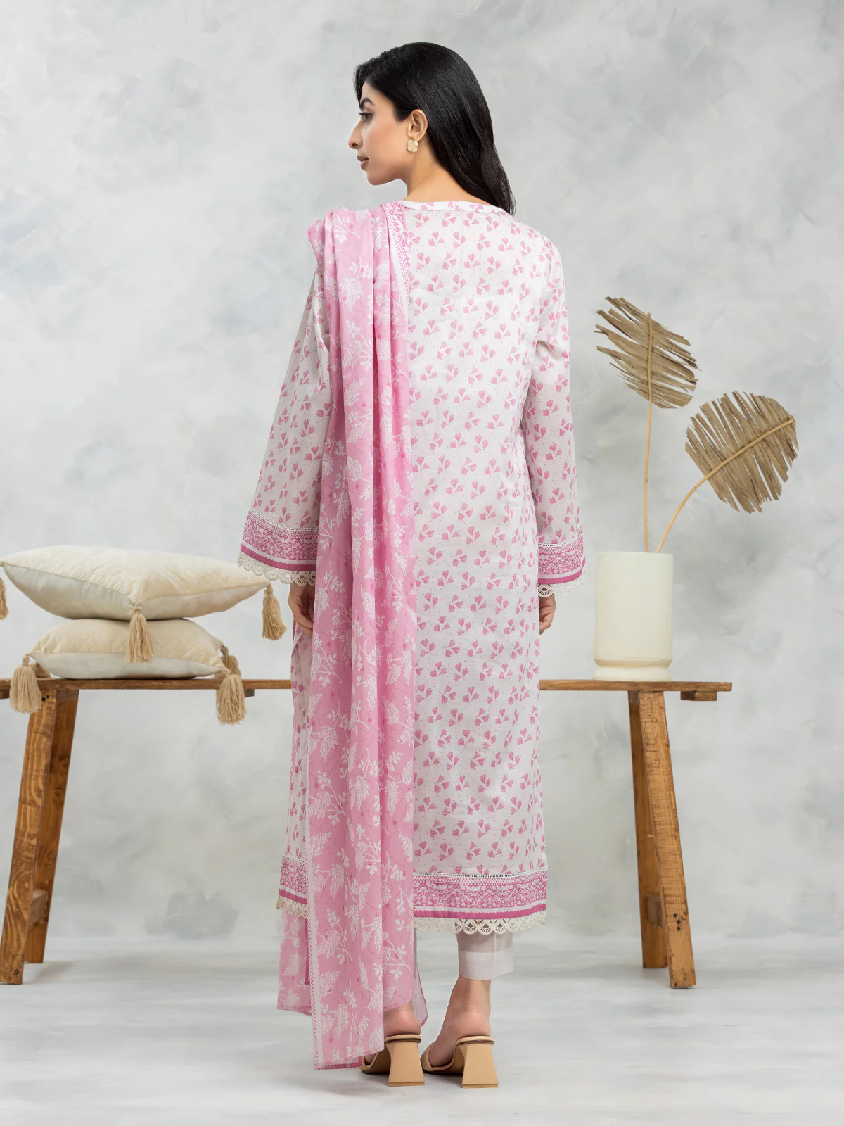 Printed Lawn Suit - EWU24A1-29100-3P - Image 3