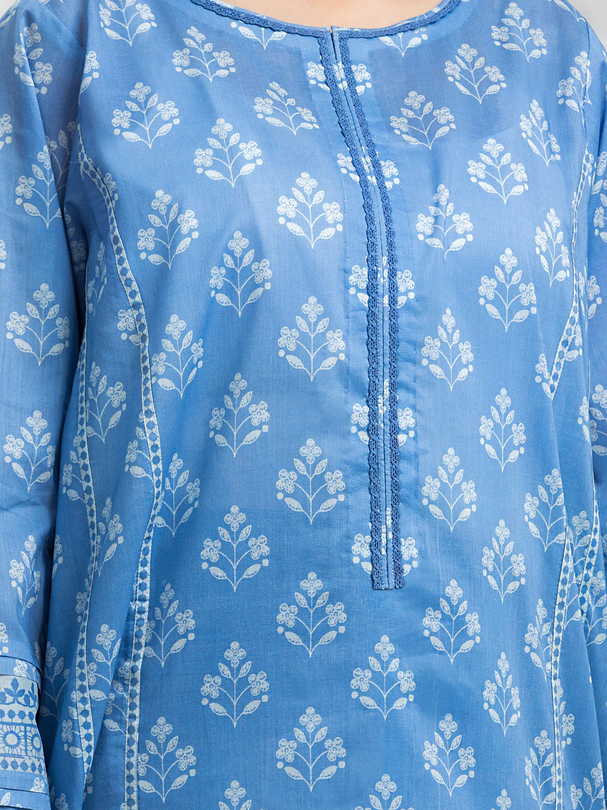 Printed Lawn Suit - EWU24A1-29117-3P - Image 5
