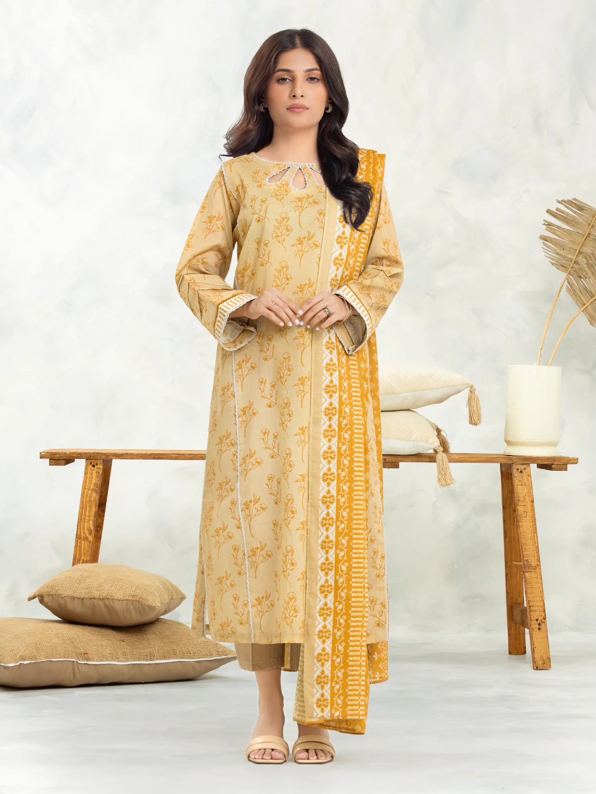 Printed Lawn Suit - EWU24A1-29136-3P