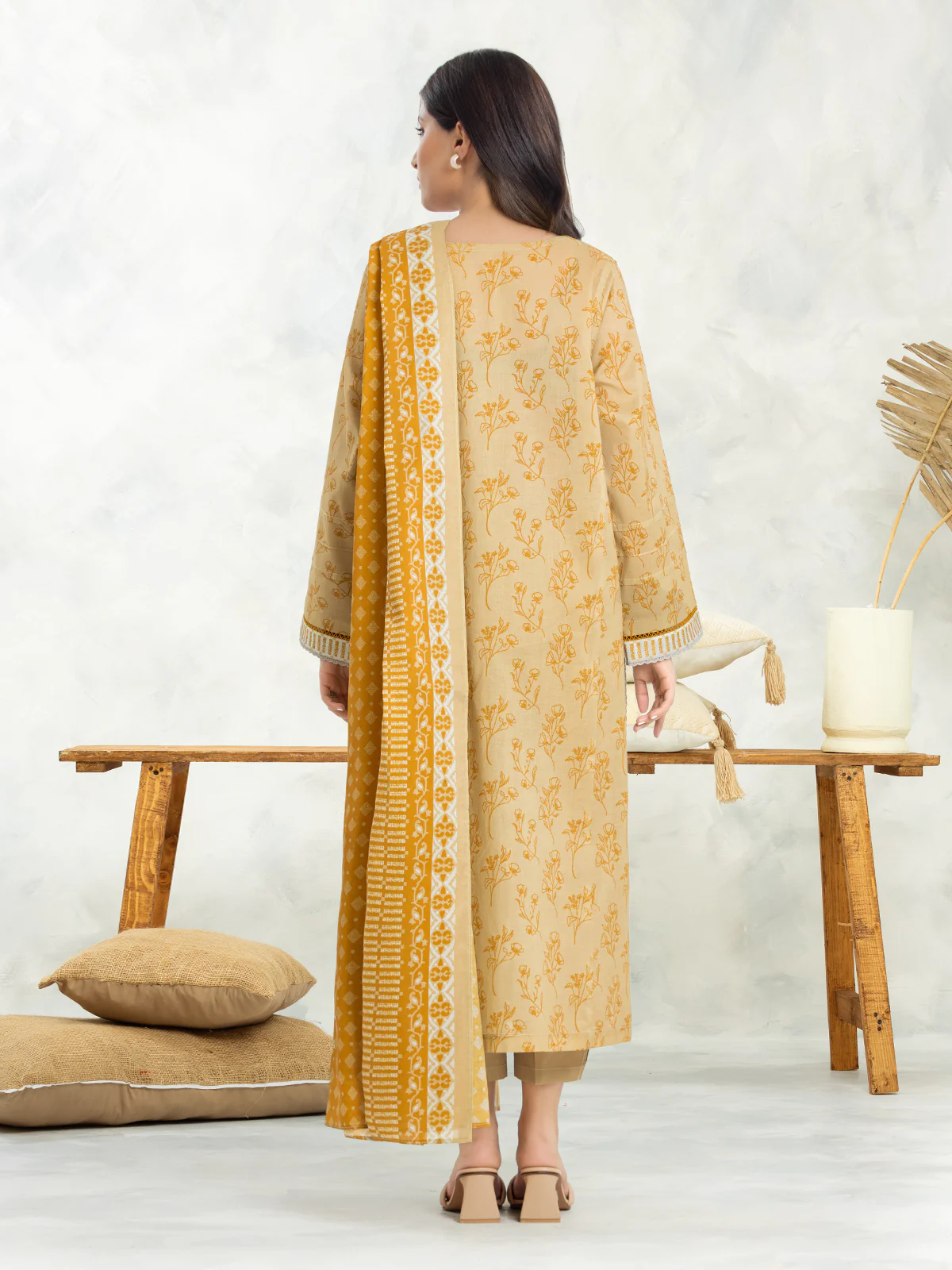Printed Lawn Suit - EWU24A1-29136-3P - Image 2