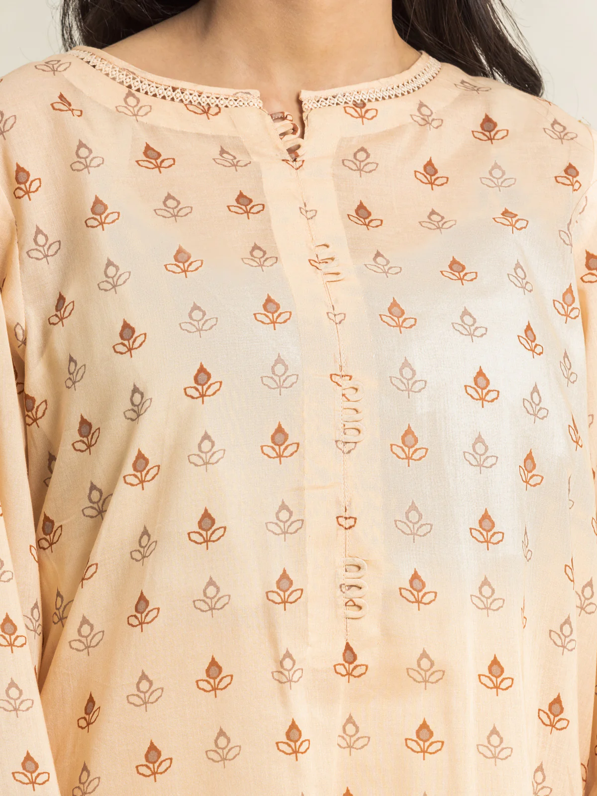 Printed Lawn Suit - EWU24A1-29148-3P - Image 3