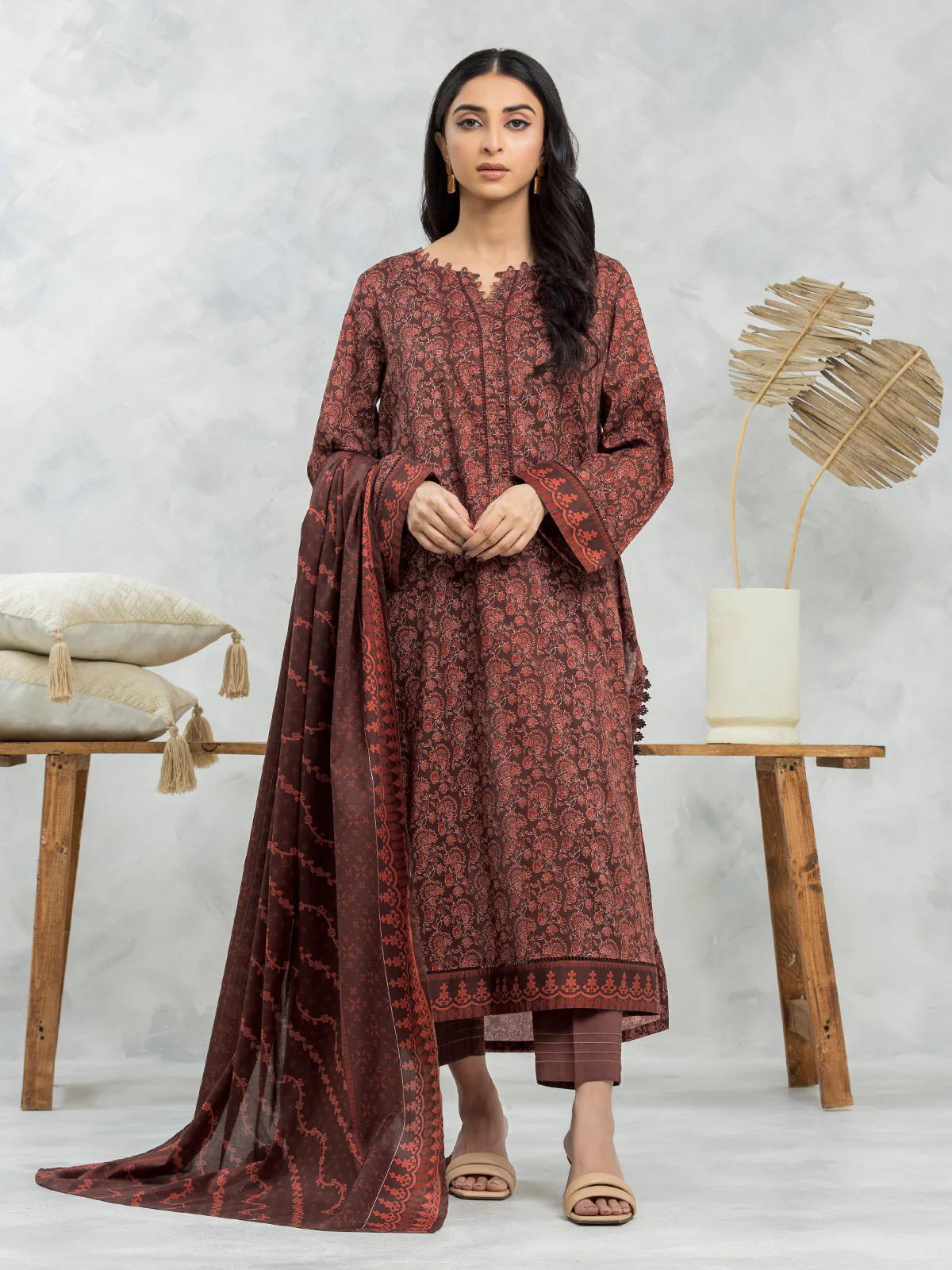 Printed Lawn Suit - EWU24A1-29173-3P
