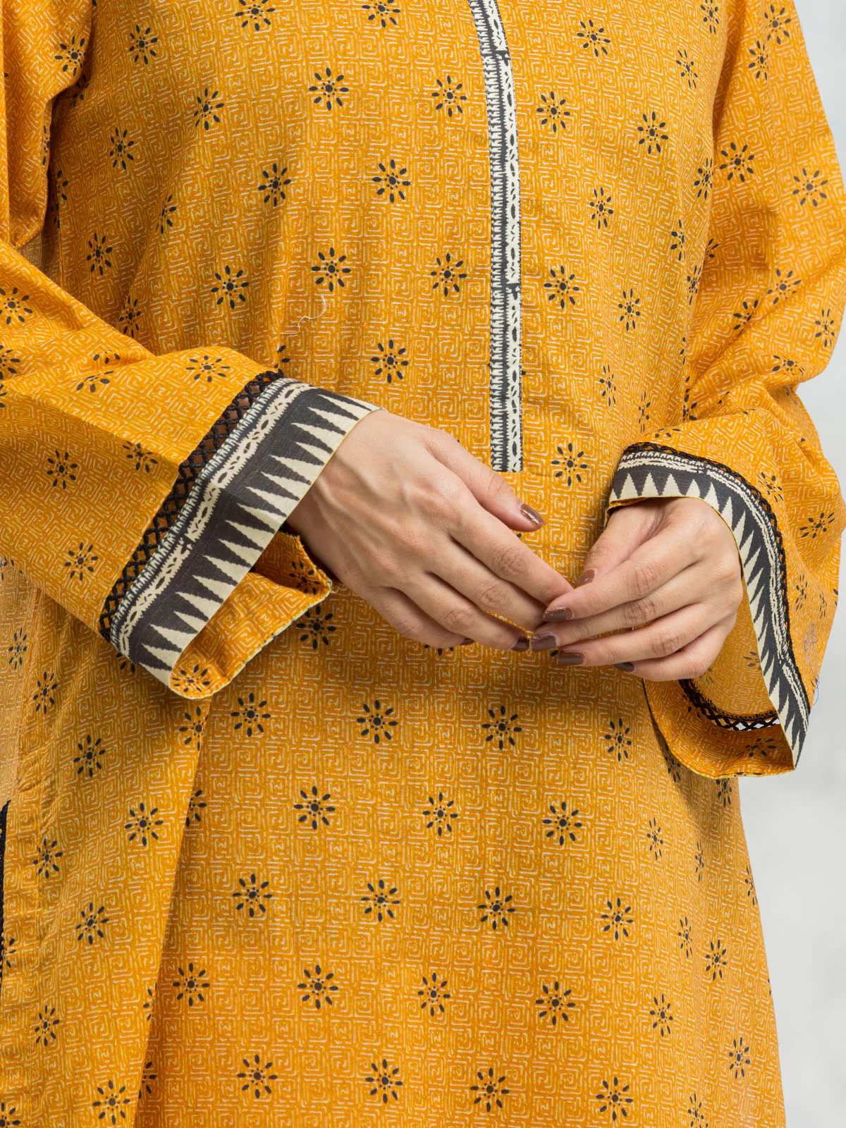 Printed Lawn Suit - EWU24A1-29469-3P - Image 3