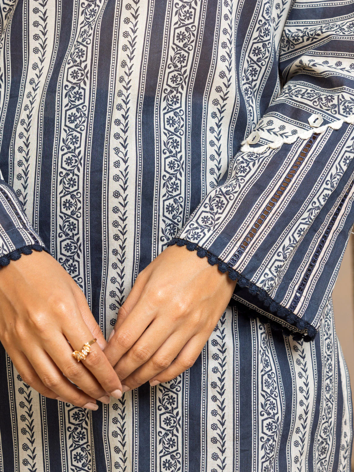 Printed Lawn Suit - EWU24A1-29481-3P - Image 3