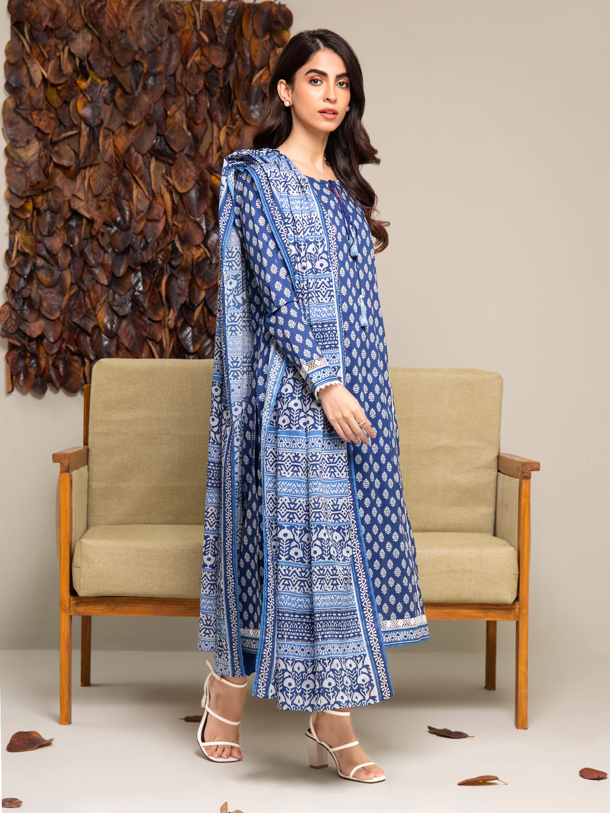 Printed Cambric Suit - EWU24A2-27290-3P - Image 2