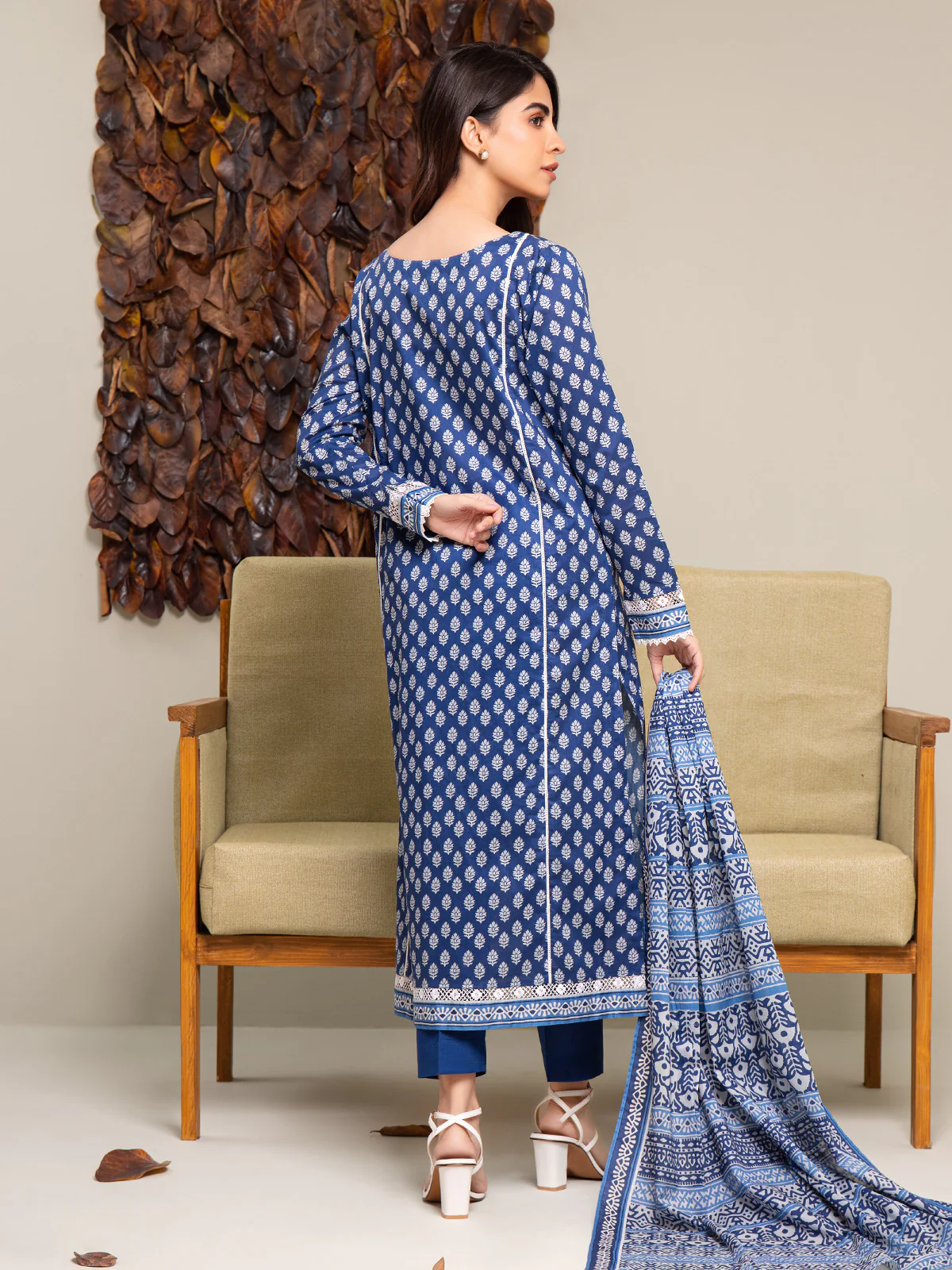 Printed Cambric Suit - EWU24A2-27290-3P - Image 3