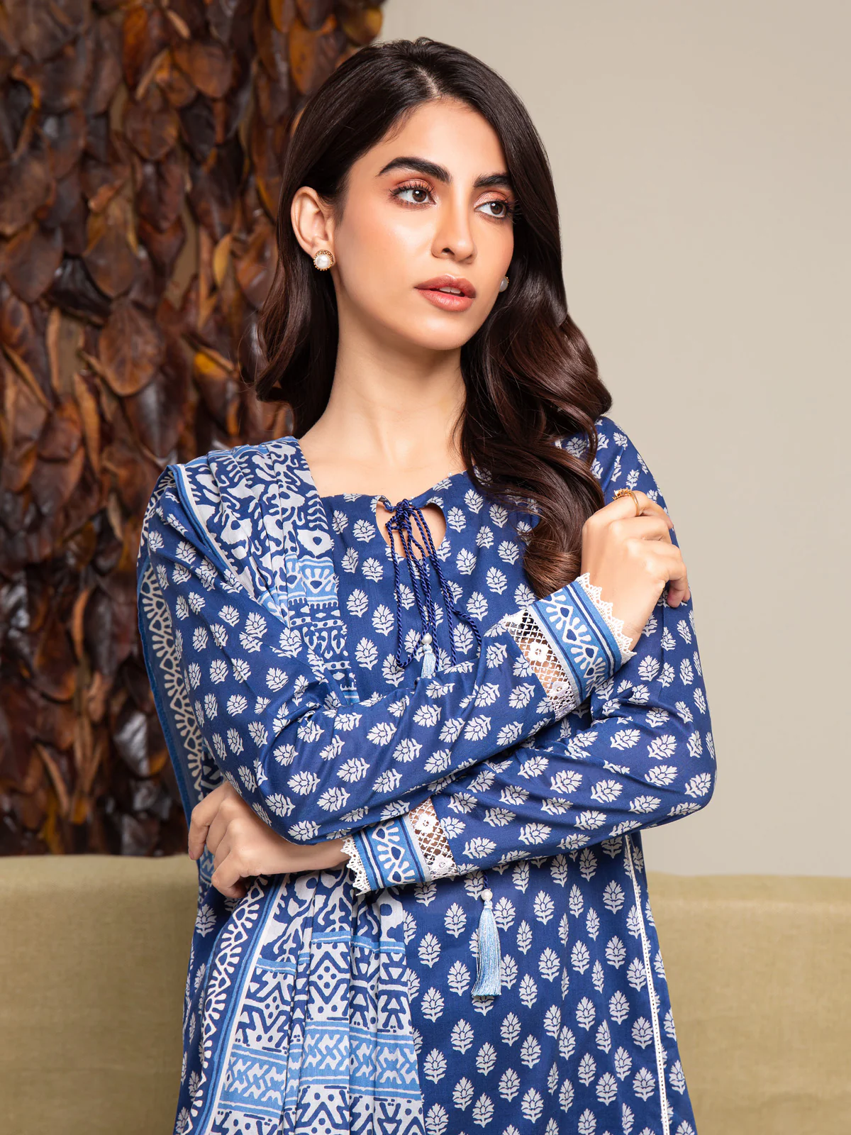 Printed Cambric Suit - EWU24A2-27290-3P - Image 4