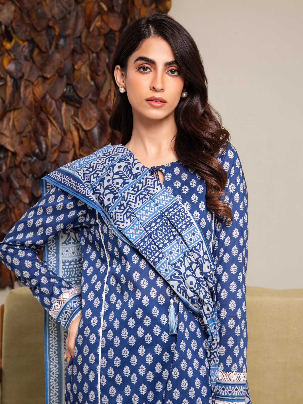 Printed Cambric Suit - EWU24A2-27290-3P - Image 5