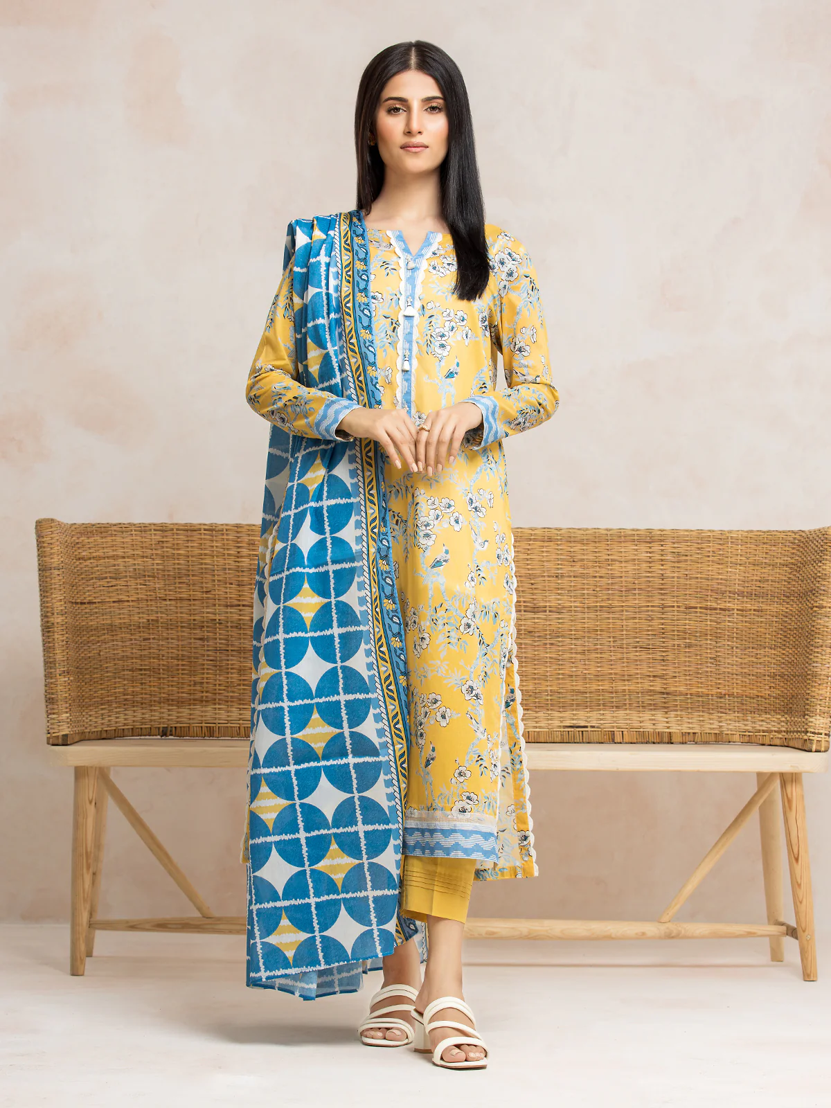 Printed Cambric Suit - EWU24A2-28201-3P