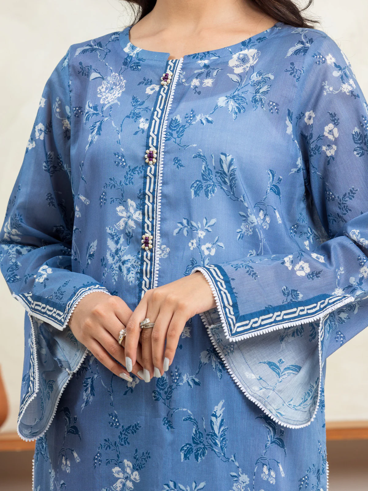 Printed Cambric Suit - EWU24A2-29024-3P - Image 2