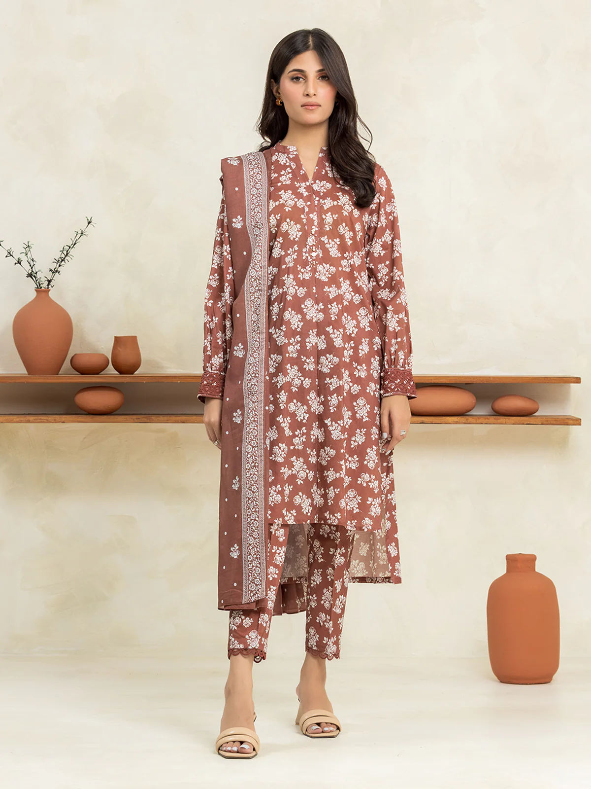 Printed Cambric Suit - EWU24A2-29025-3P