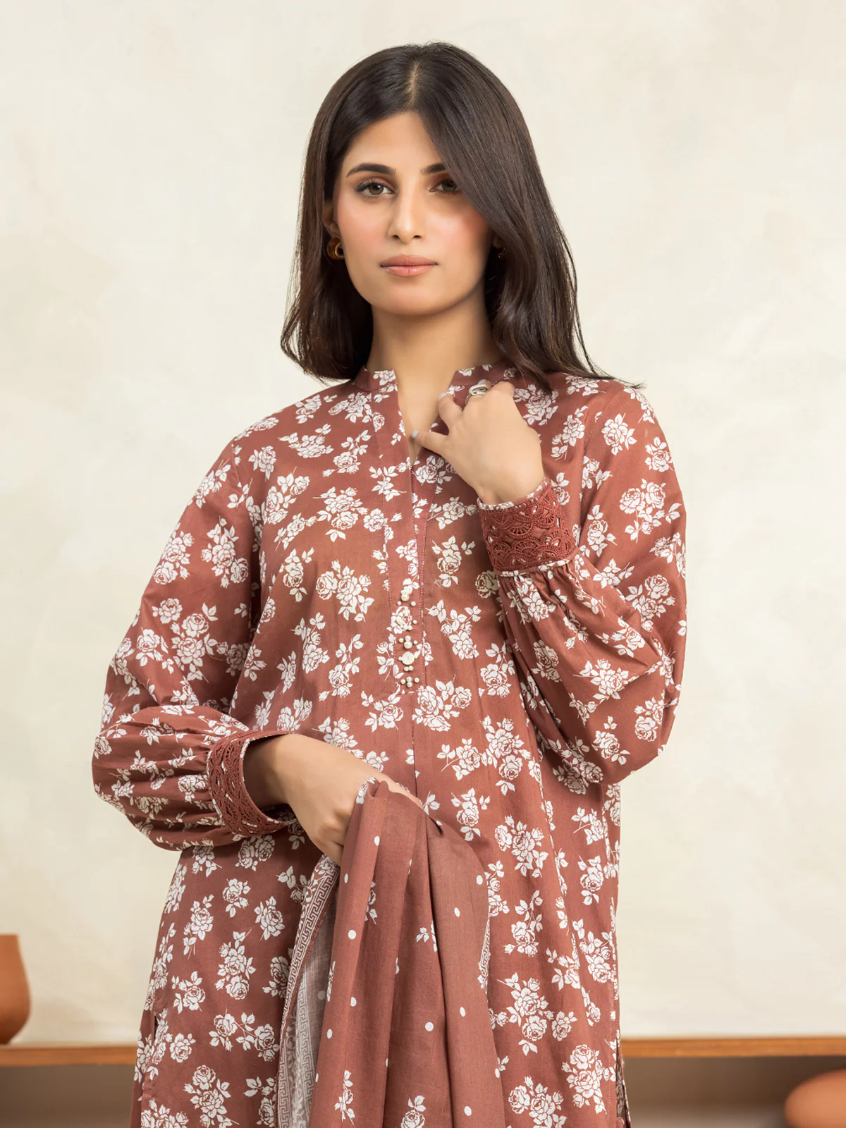 Printed Cambric Suit - EWU24A2-29025-3P - Image 2
