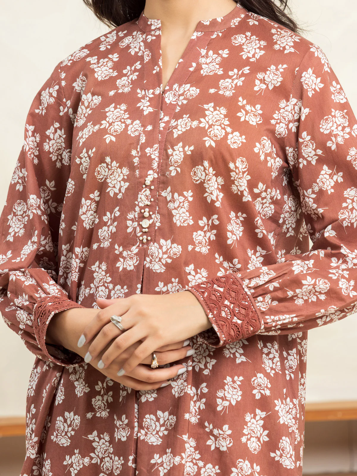 Printed Cambric Suit - EWU24A2-29025-3P - Image 3