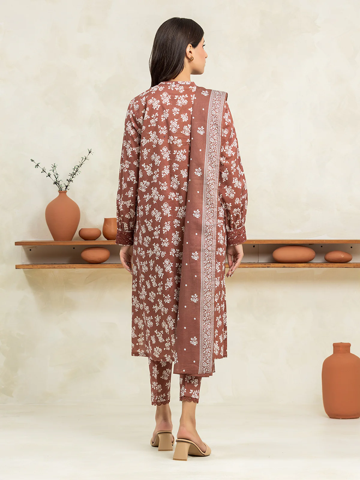 Printed Cambric Suit - EWU24A2-29025-3P - Image 5