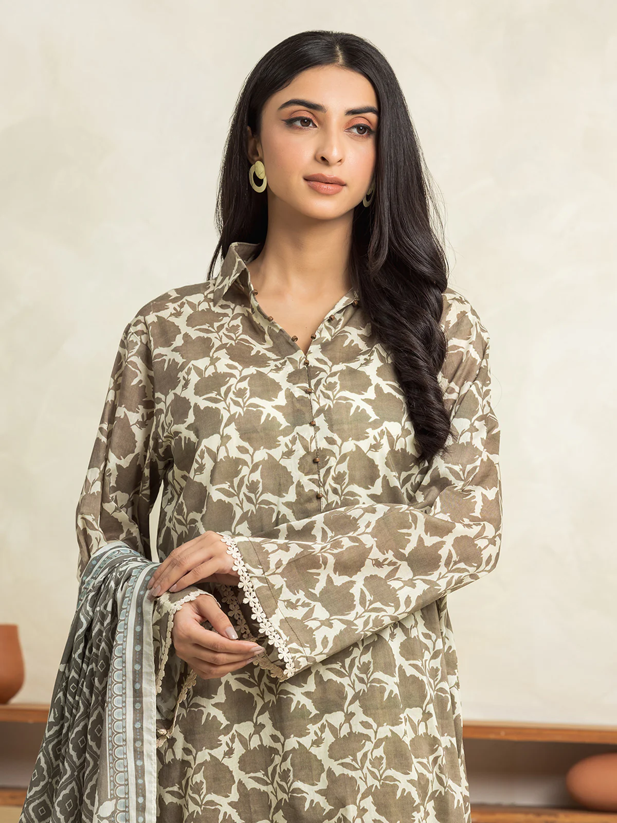 Printed Cambric Suit - EWU24A2-29026-3P - Image 2