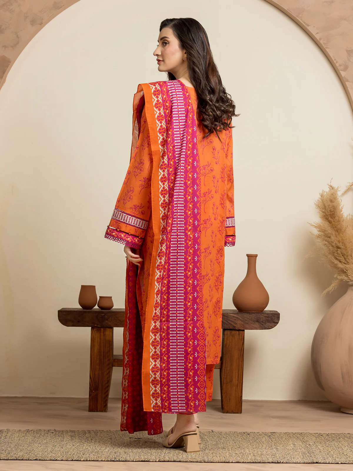 Printed Cambric Suit - EWU24A2-29237-3P - Image 3