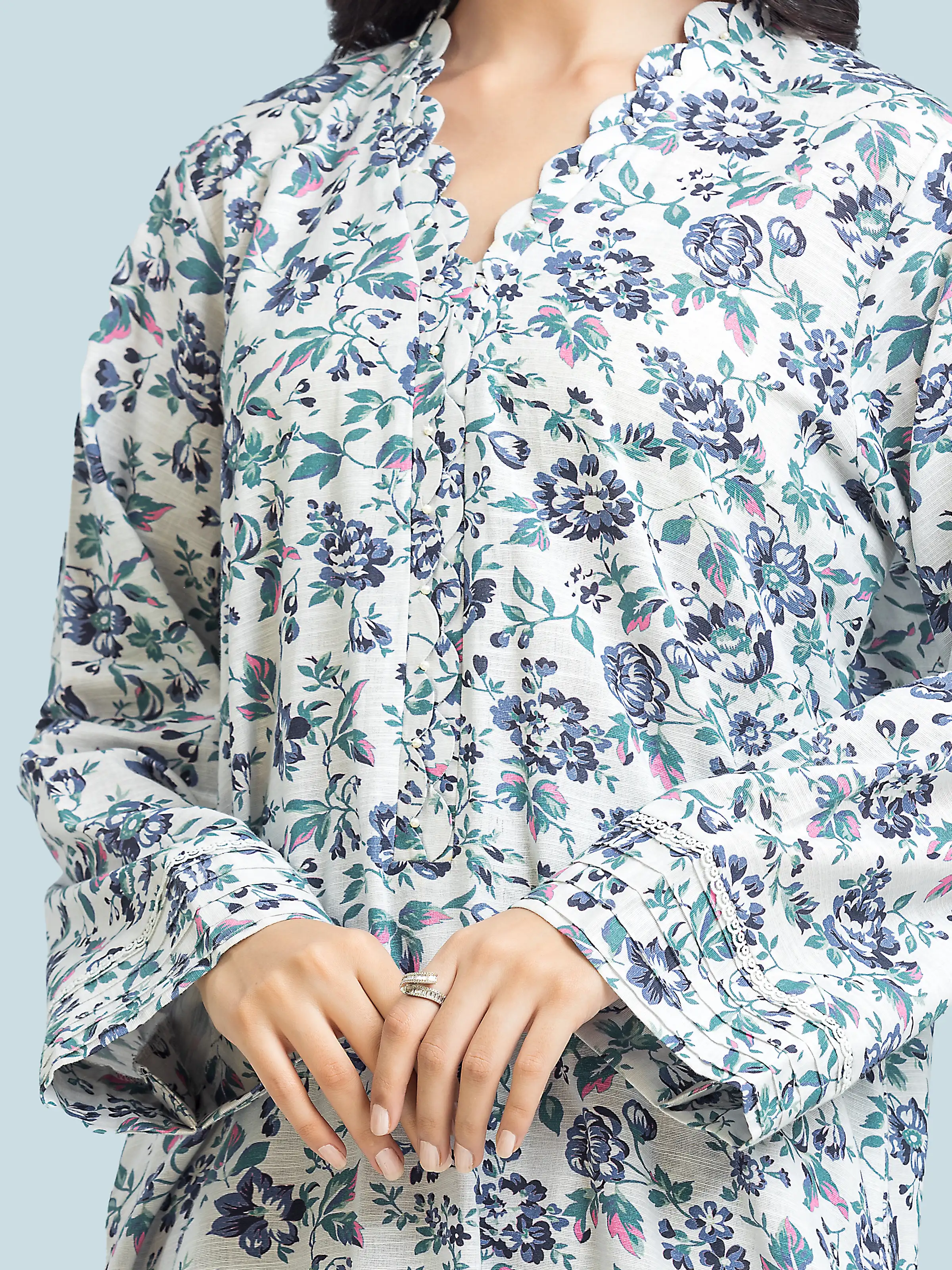 Printed Khaddar Suit - EWU24A3-29577-3P - Image 3