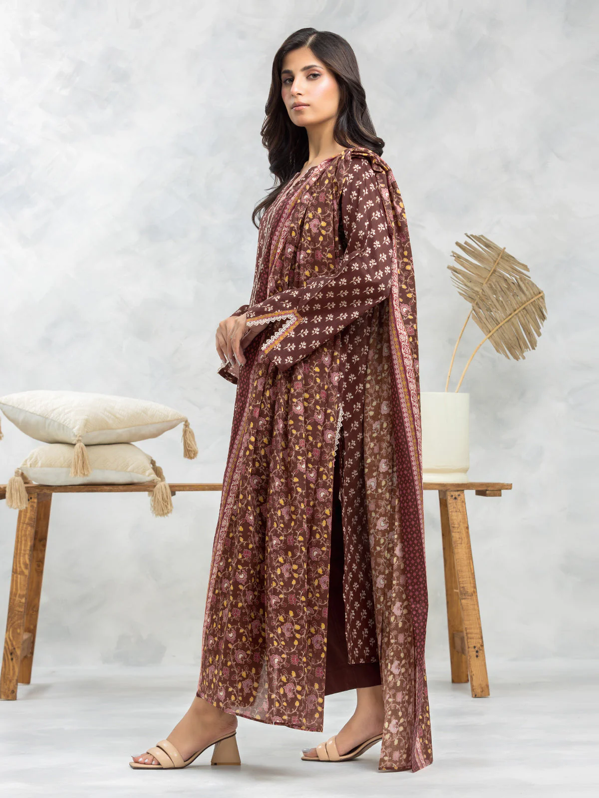 Printed Viscose Suit - EWU24A4-29189-3P - Image 6