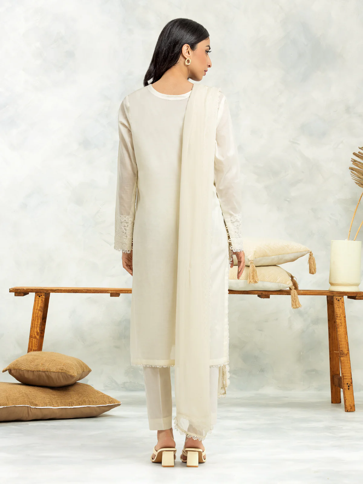 Embroidered Cambric Suit - EWU24V2-30148-3P - Image 4