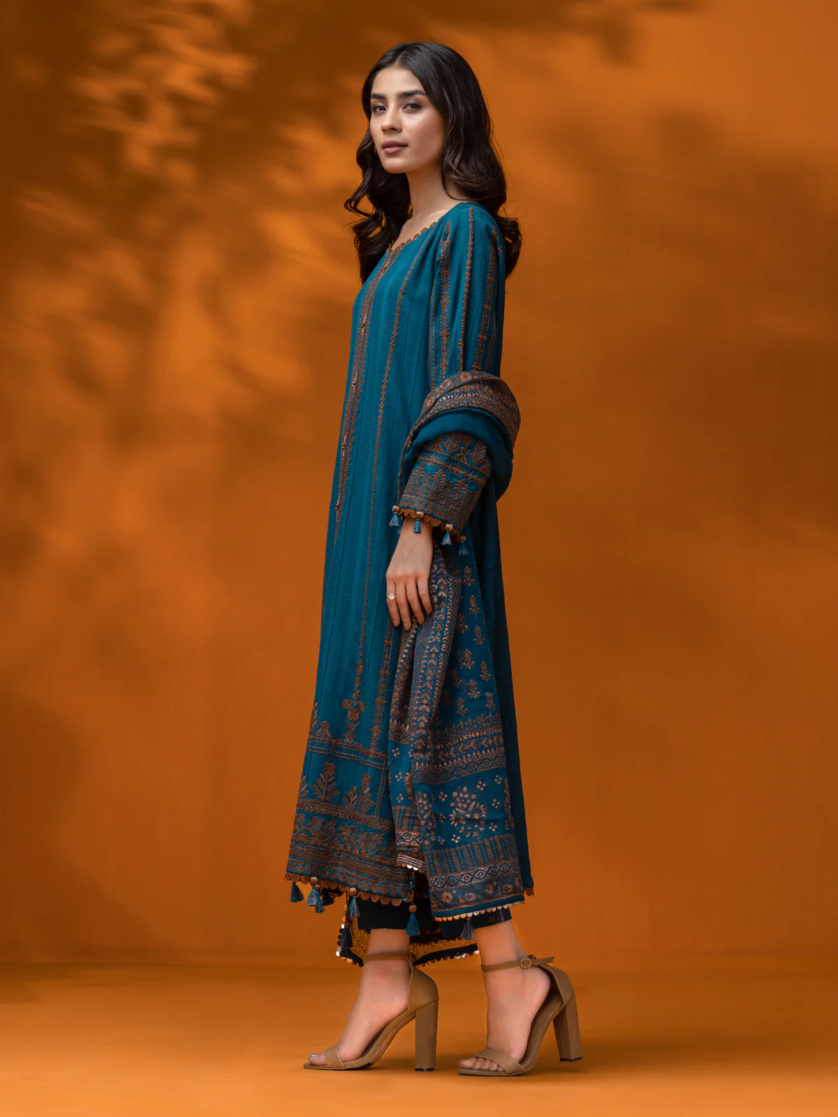 Embroidered Dobby Suit - EWU24V7-26631-3P - Image 6
