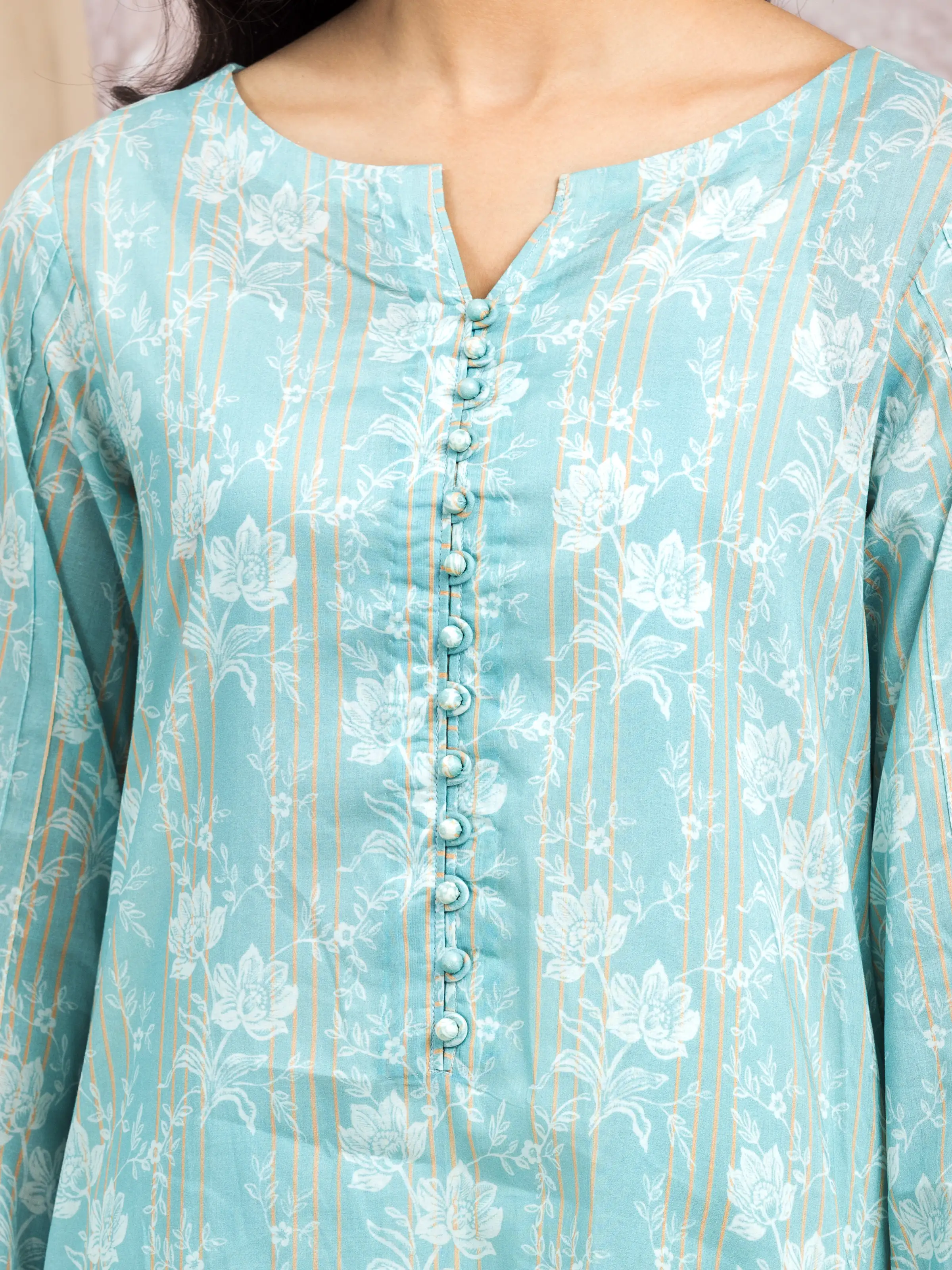 Printed Lawn Shirt Dupatta - EWU5A1-35209SD - Image 3
