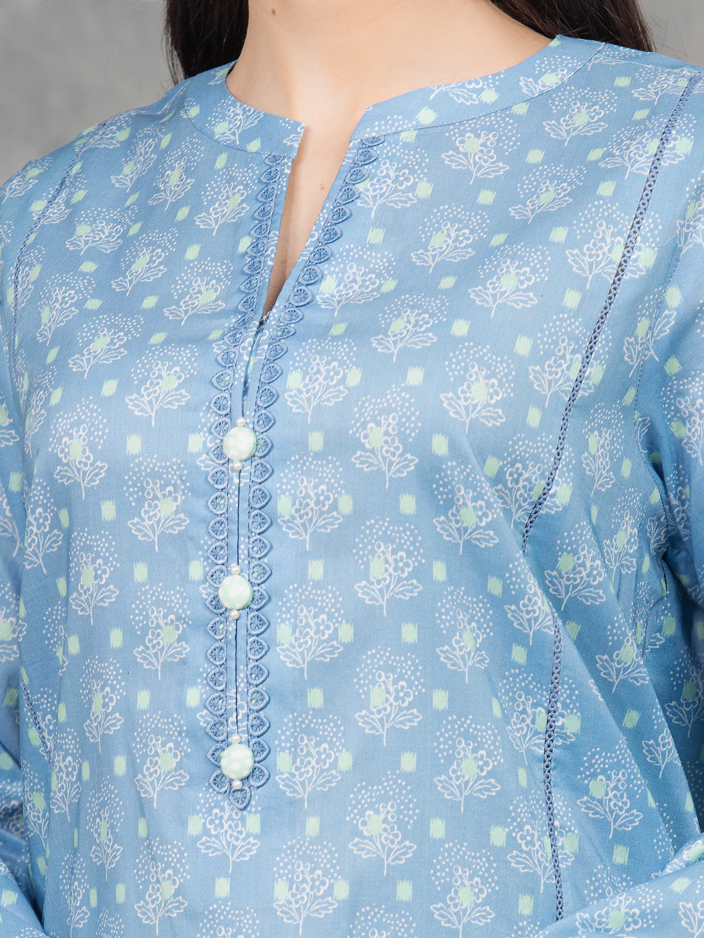 Printed Cambric Suit - EWU5A2-35849-3P - Image 3