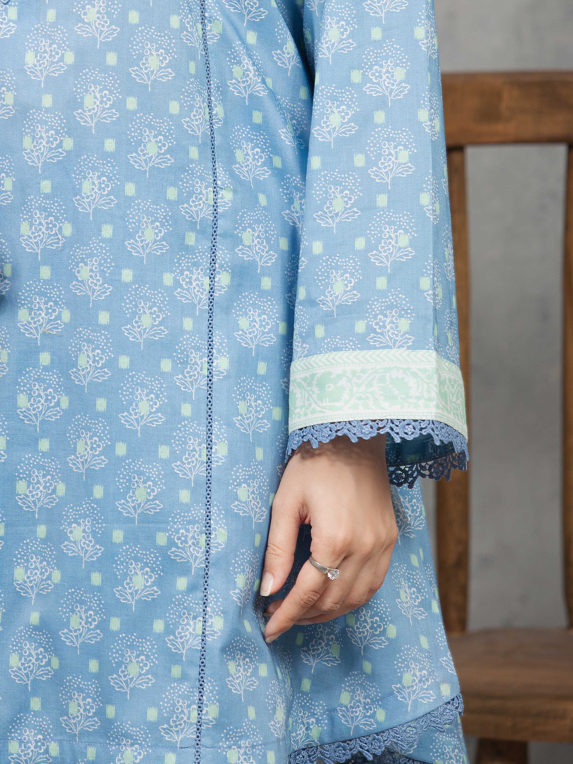 Printed Cambric Suit - EWU5A2-35849-3P - Image 4