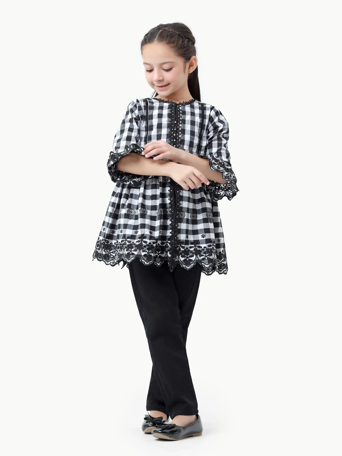 Embroidered Cambric Shirt - EGTKE23-70587 - Image 2