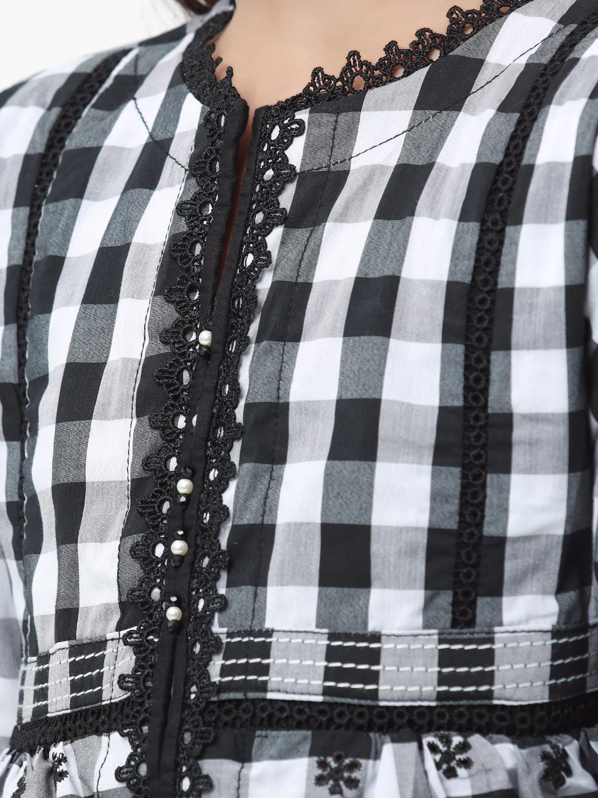 Embroidered Cambric Shirt - EGTKE23-70587 - Image 3