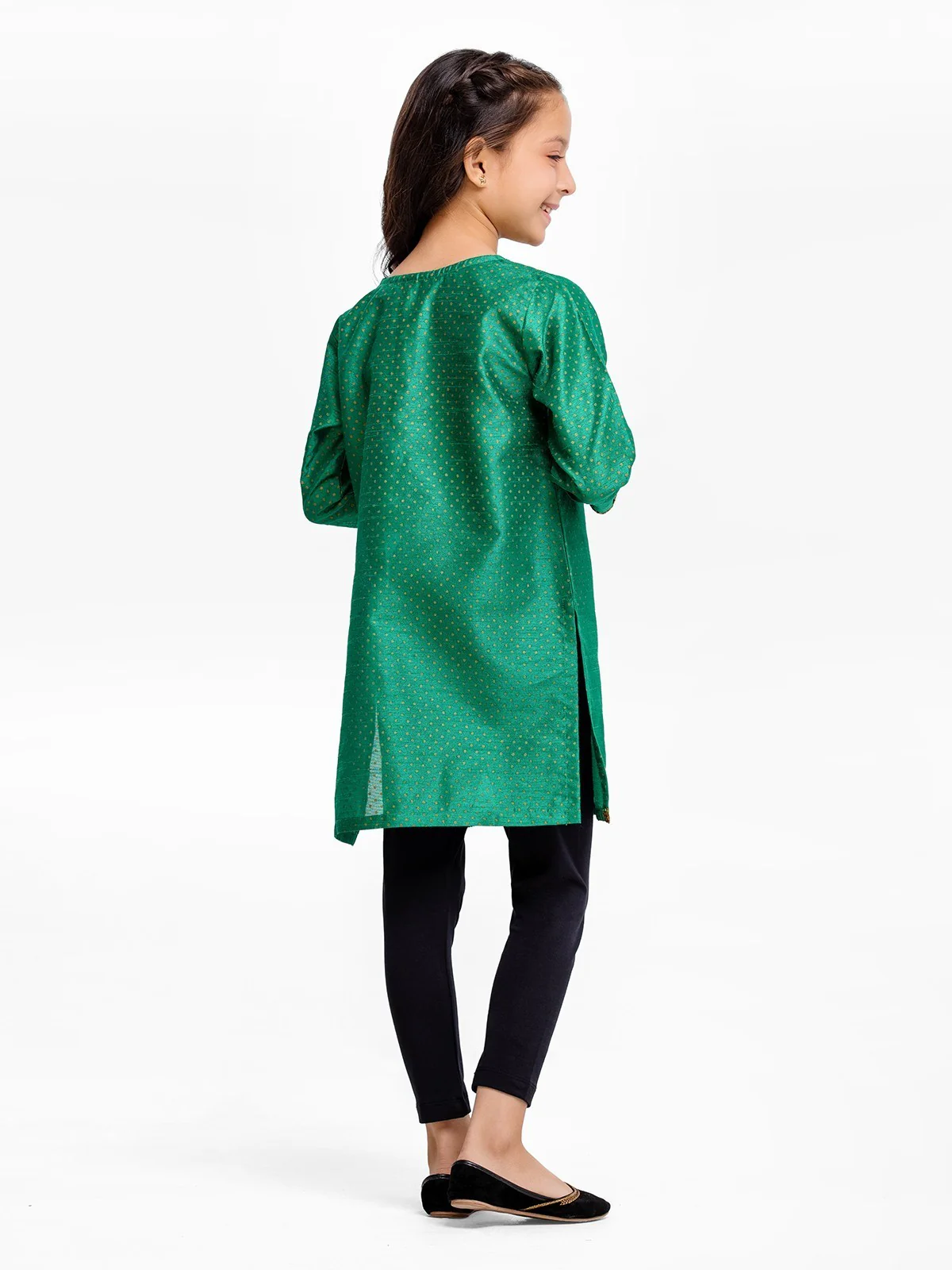 Printed Raw Silk Shirt - EGTKP23-70683S - Image 6