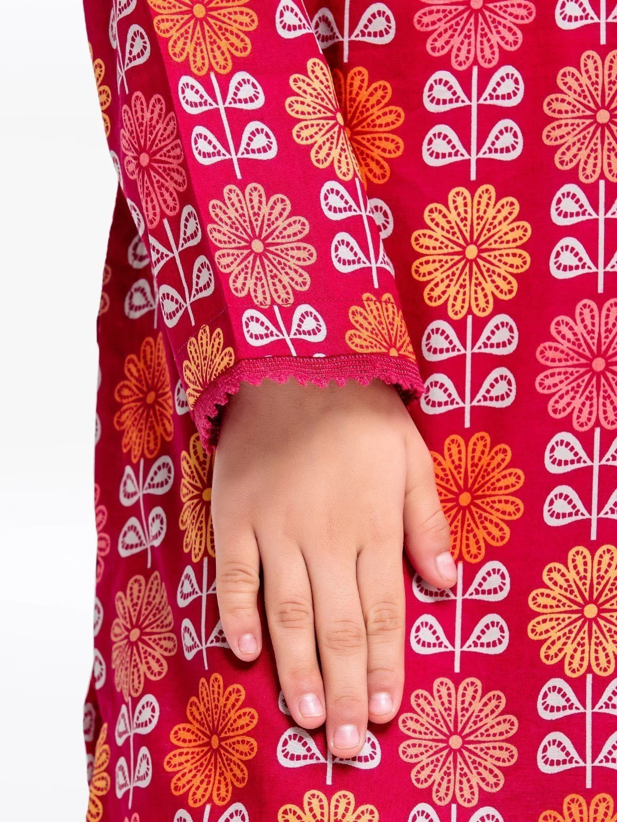 Printed Lawn Shirt - EGTKP23-70653S - Image 5