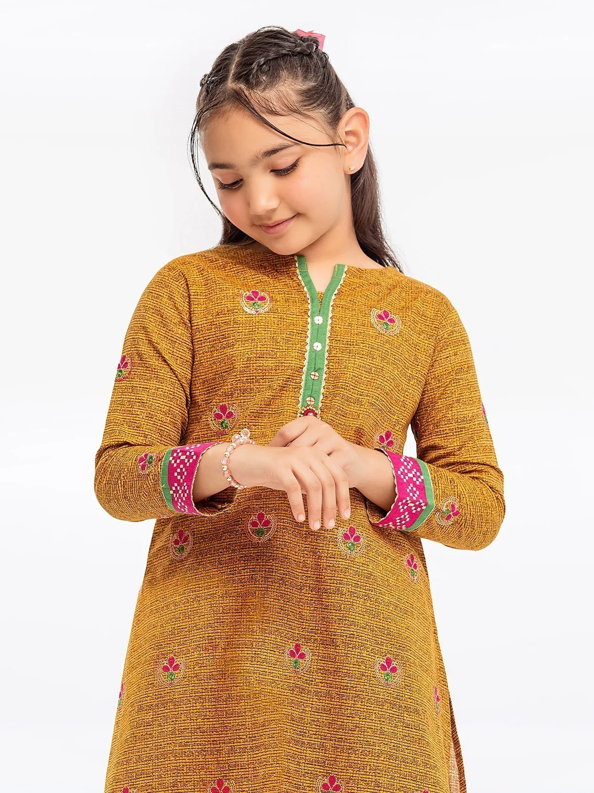 Embroidered Khaddar Shirt Trouser - EGTKE22-70576ST - Image 2
