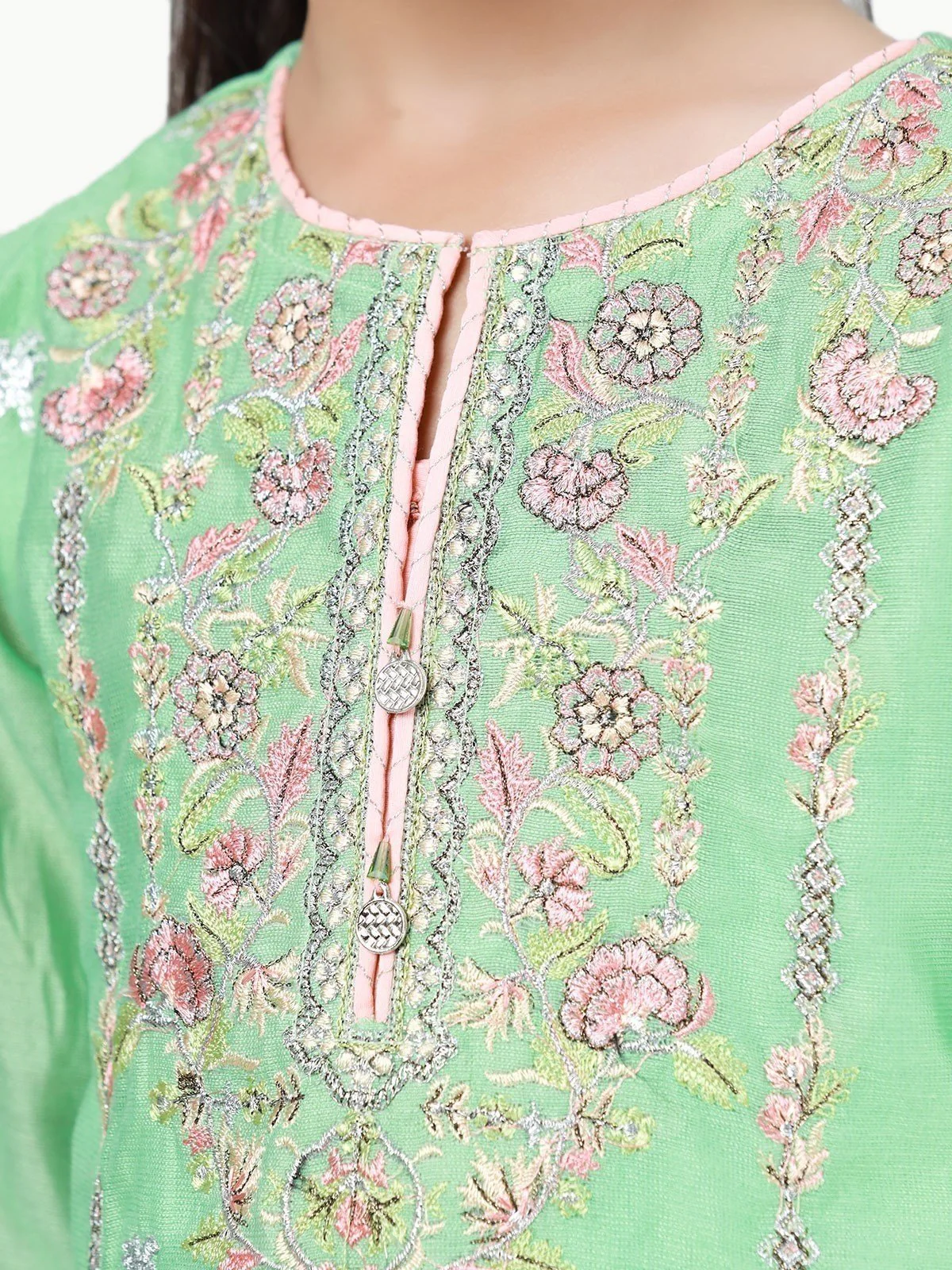 Embroidered Gharara Suit - EGTP22-22216 - Image 4