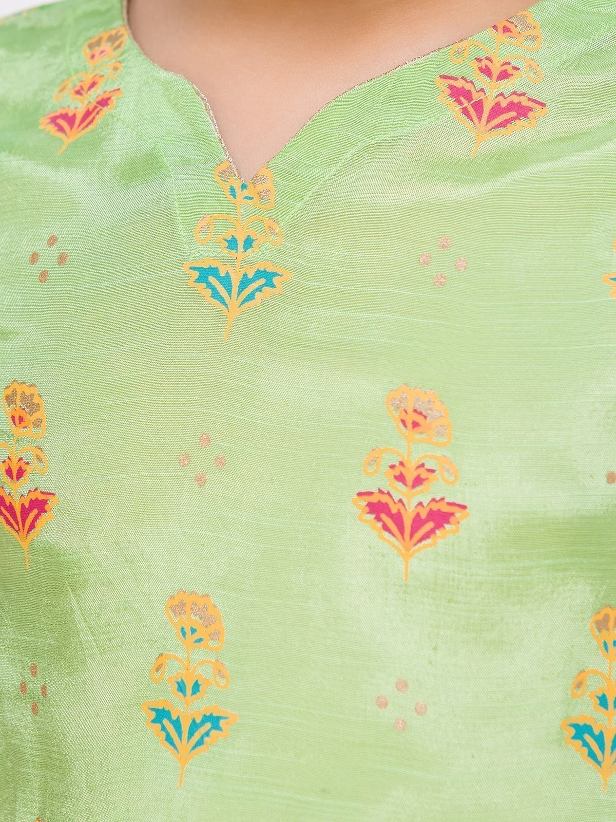 Printed Cotton Gharara Suit - EGTP23-22196ST - Image 5