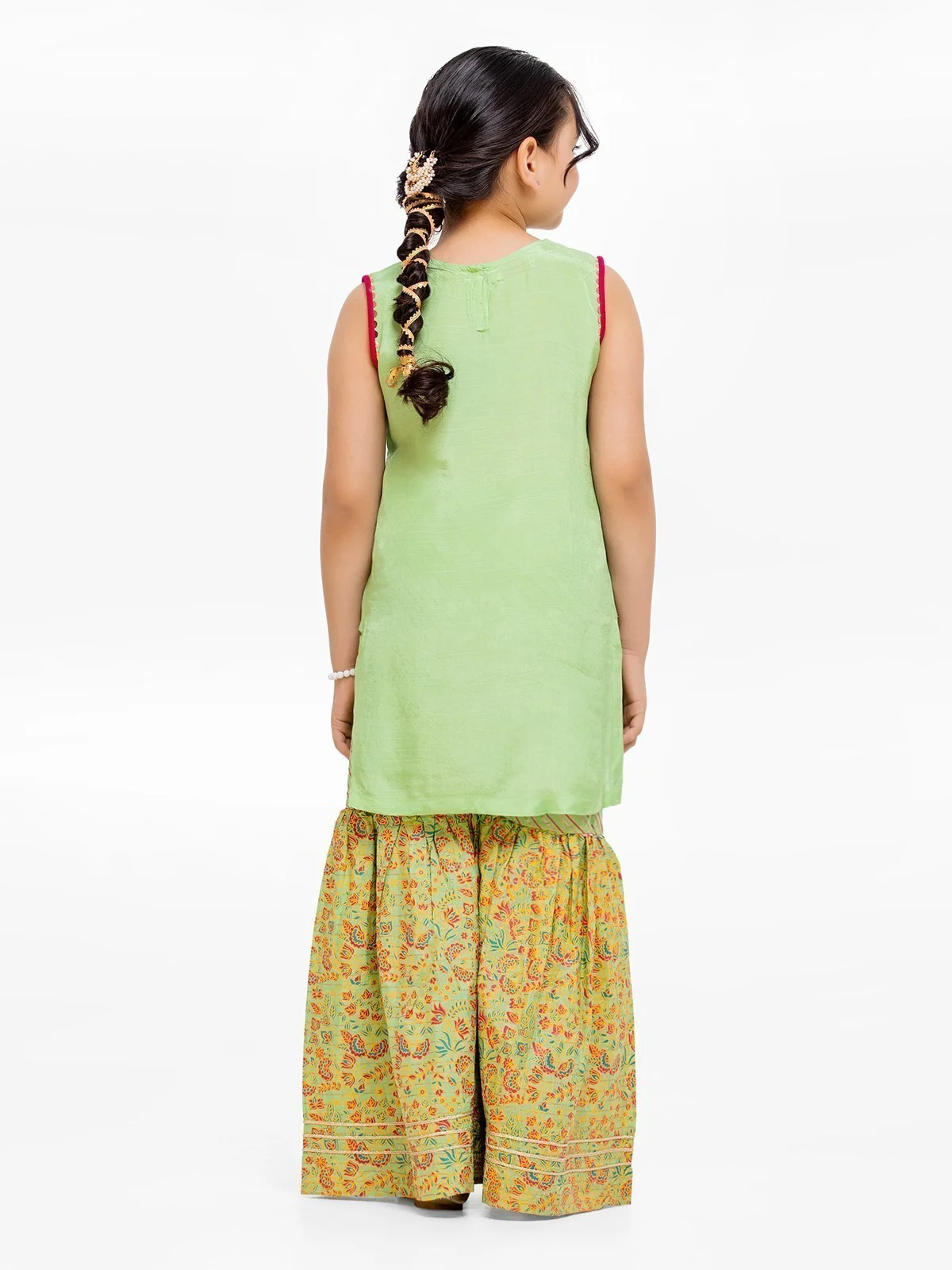 Printed Cotton Gharara Suit - EGTP23-22196ST - Image 6