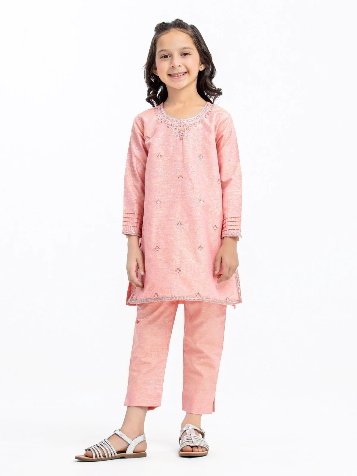 Embroidered Mesuri Shirt Trouser - EGTP23-22212