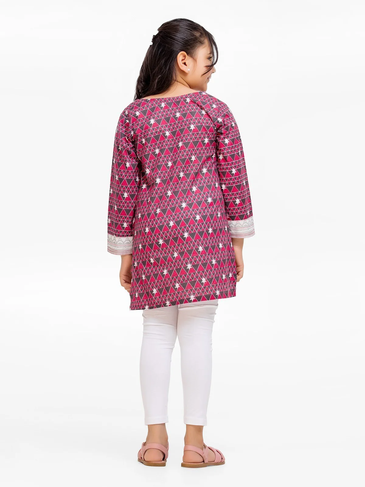 Printed Lawn Shirt - EGTKP23-70699S - Image 6