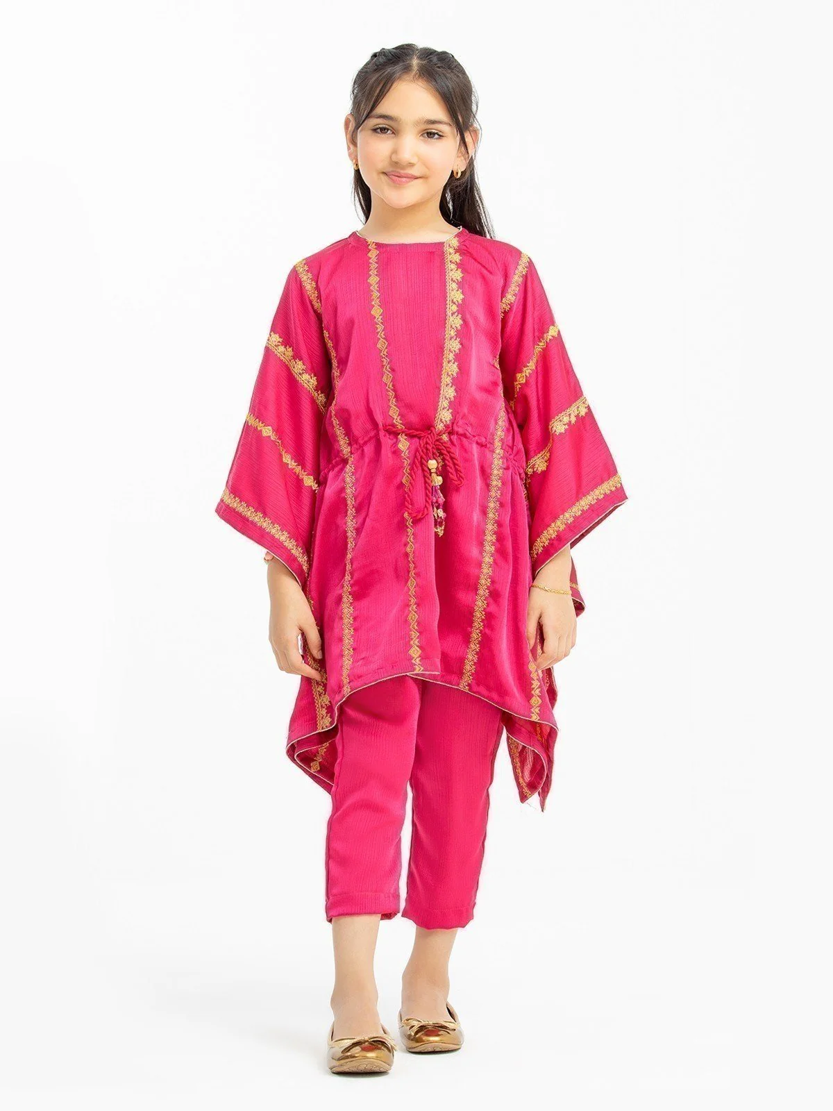 Embroidered Chiffon Shirt Trouser - EGTP23-22210ST
