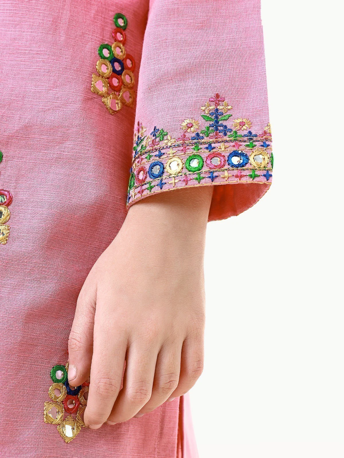 Embroidered Khaddar Shirt Trouser - EGTKE22-70327 (ST) - Image 4