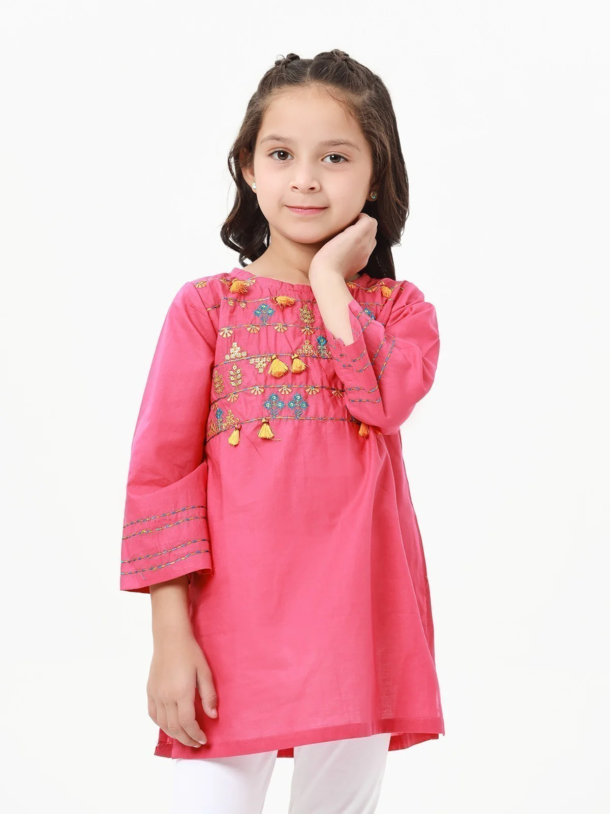 Embroidered Lawn Shirt - EGTKE22-70488 - Image 2