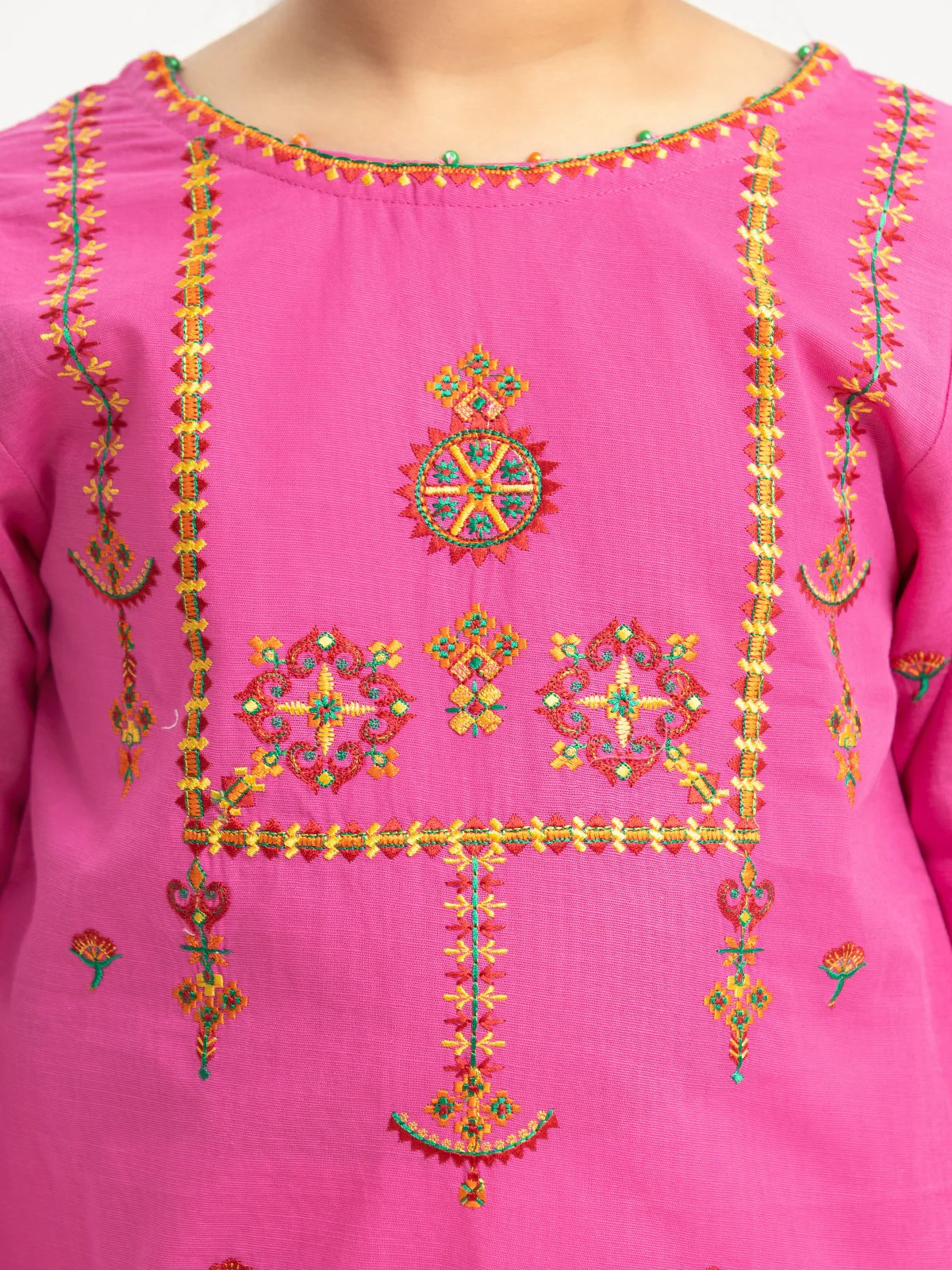 Embroidered Khaddar Shirt - EGTKE23-70401 - Image 4