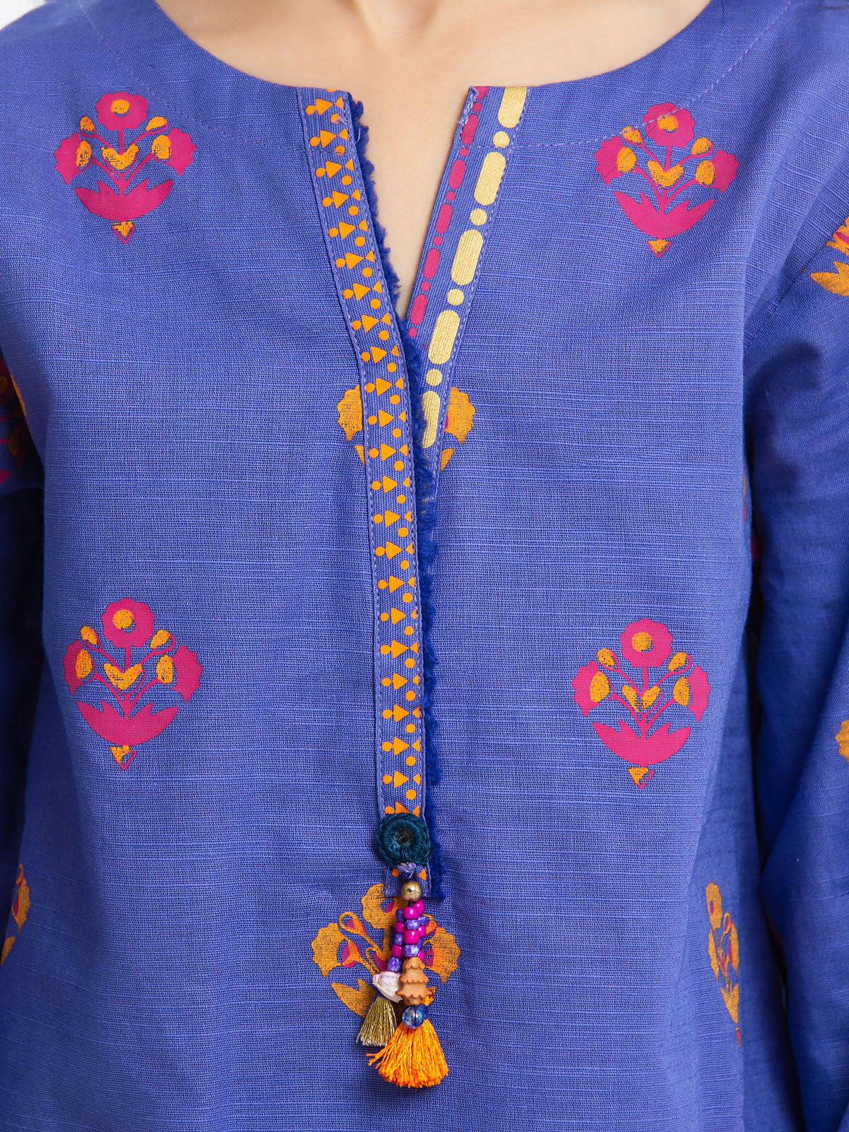 Printed Khaddar Co-Ord Set - EGTCS23-012 - Image 5