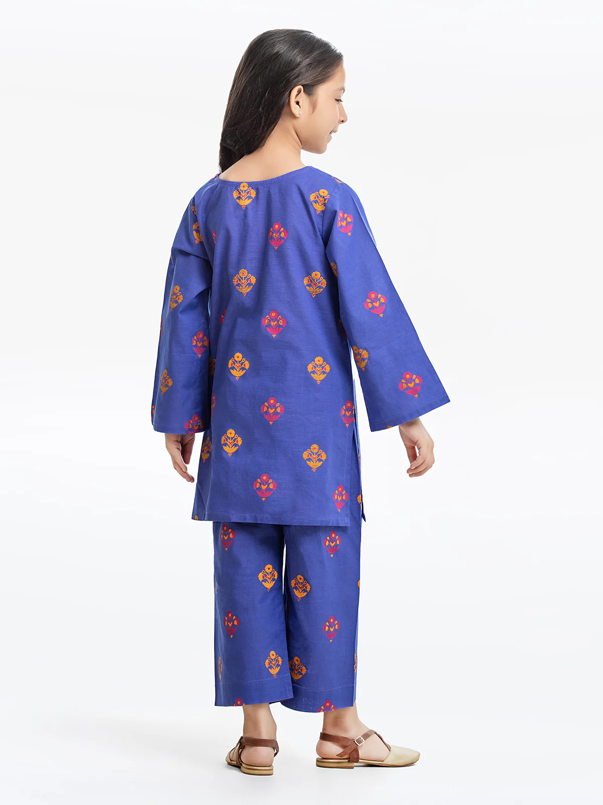 Printed Khaddar Co-Ord Set - EGTCS23-012 - Image 6